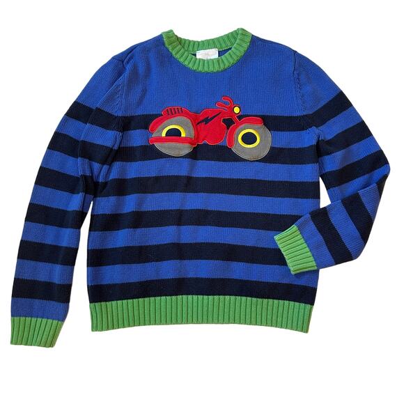 Hanna Andersson Motorcycle Knit Sweater 140 - Picture 1 of 4